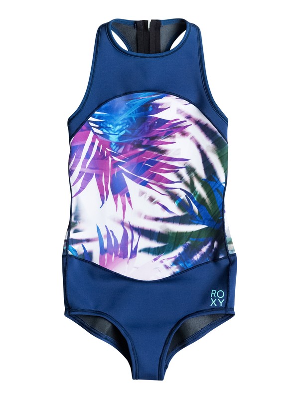roxy, Caribbean Sunset Bikini Cut Springsuit, SEA SALT JUNGLE TIMES (wbb6) 0 Caribbean Sunset Bikini Cut Springsuit ERJW503000 Roxy