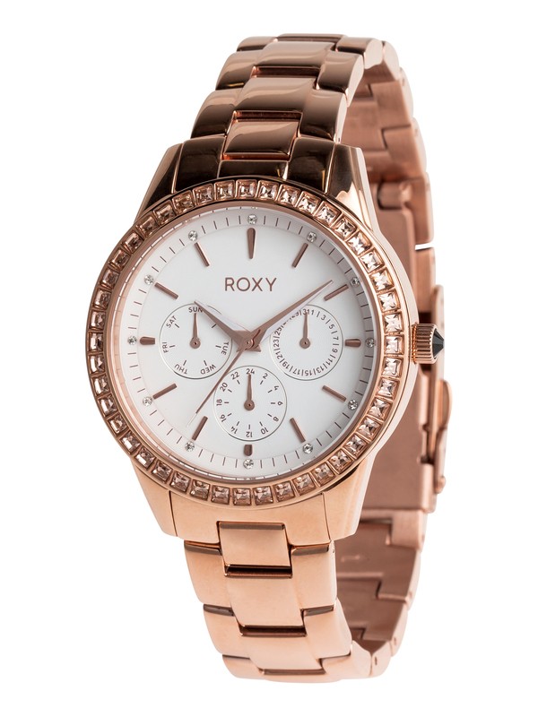 roxy, Jewel - Analoge Uhr für Frauen, ROSE GOLD (mkp0) 0 Jewel - Analoge Uhr für Frauen Rosa ERJWA03020 Roxy