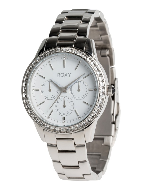 roxy, Jewel - Analoge Uhr für Frauen, SILVER (sja0) 0 Jewel - Analoge Uhr für Frauen Grau ERJWA03020 Roxy