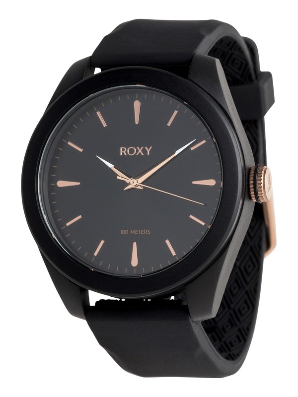 roxy, Messenger - Analoge Uhr für Frauen, BLACK/ ROSE/ BLACK (xkmk) 0 Messenger - Analoge Uhr für Frauen ERJWA03026 Roxy