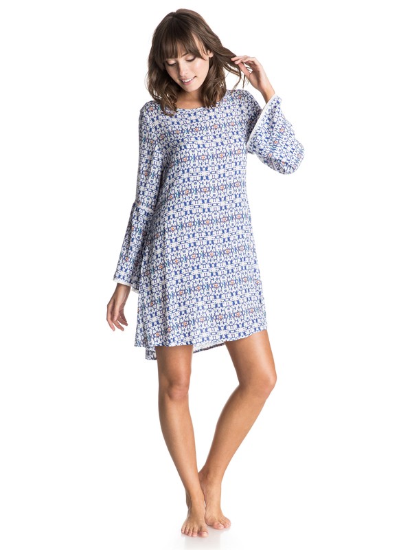 roxy, City Limits Long Sleeve Dress, MODERN GEO SAND PIPER (wcd6) 0 City Limits Long Sleeve Dress ERJWD03049 Roxy