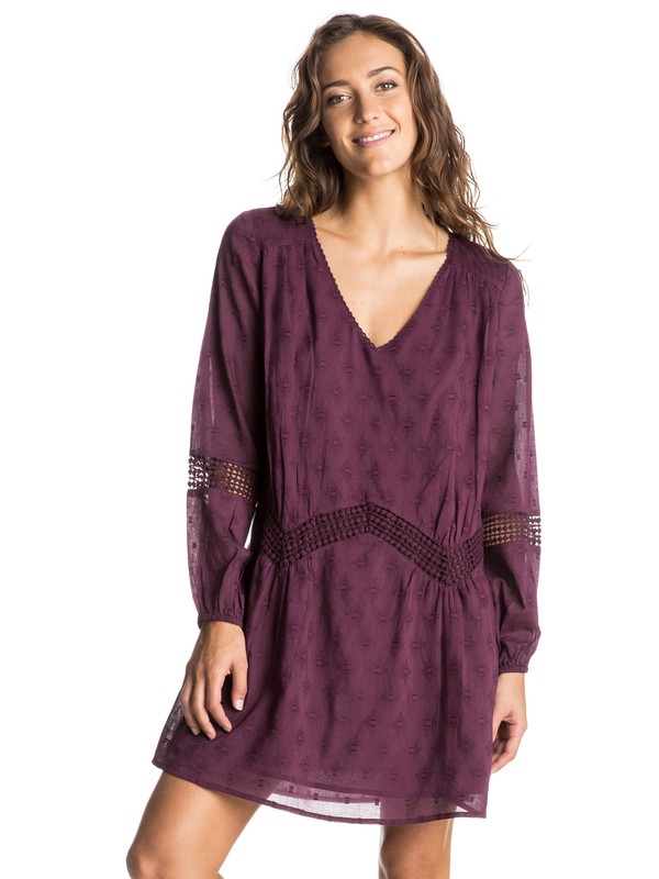 roxy, Cali Stars - Langarm-Kleid, ITALIAN PLUM (psg0) 0 Cali Stars - Langarm-Kleid Violett ERJWD03068 Roxy