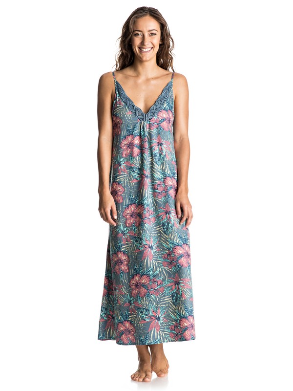 Optic Diamond - V-Neck Dress ERJWD03119 0 Optic Diamond Maxi Dress ERJWD03119 Roxy
