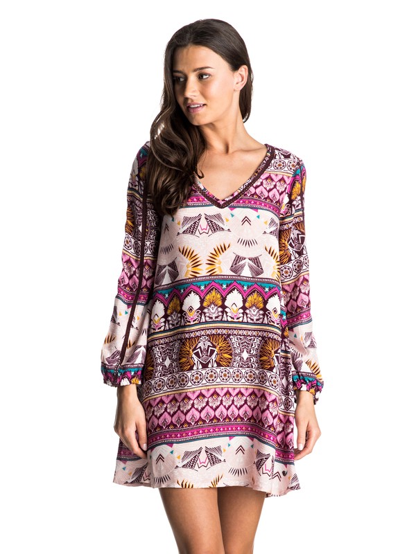 roxy, HAVANA DRESS, GRAPEWINE HIPPIE HOP BORDER (psf6) 0 HAVANA DRESS ERJWD03132 Roxy