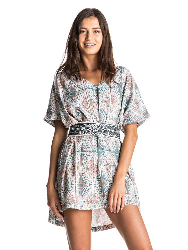 DELICATE DRESS ERJWD03133 0 Delicate Kimono Dress ERJWD03133 Roxy