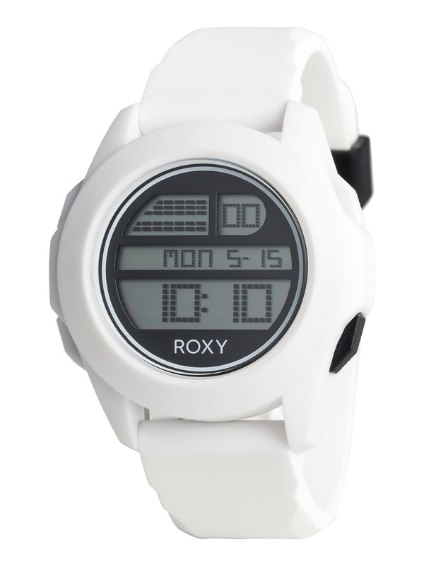 roxy, Inspire - Digitaluhr für Frauen, WHITE/ BLACK/ WHITE (xwkw) 0 Inspire - Digitaluhr für Frauen Weiss ERJWD03164 Roxy