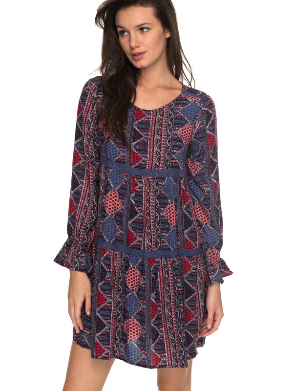 SWEETNESS SEAS ERJWD03177 0 Sweetness Seas Long Sleeve Dress ERJWD03177 Roxy
