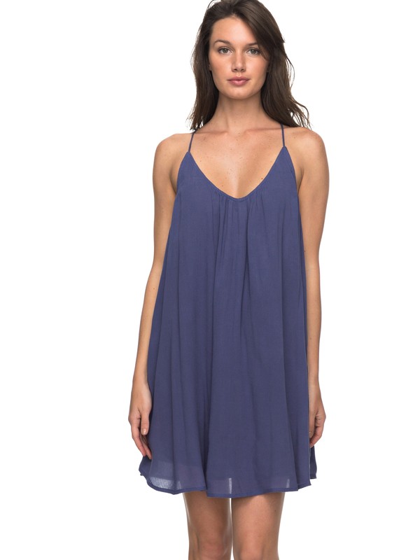 roxy, Great Intentions - Riemchenkleid für Frauen, DEEP COBALT (bre0) 0 Great Intentions - Riemchenkleid für Frauen Blau ERJWD03195 Roxy