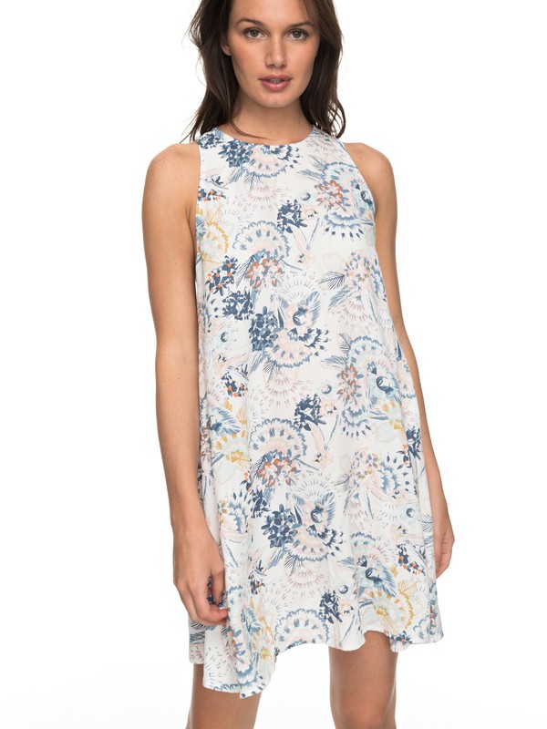 roxy, Sweet Seas - Tank Dress for Women, MARSHMALLOW MAHNA MAHNA (wbt7) 0 Sweet Seas - Tank Dress for Women White ERJWD03200 Roxy