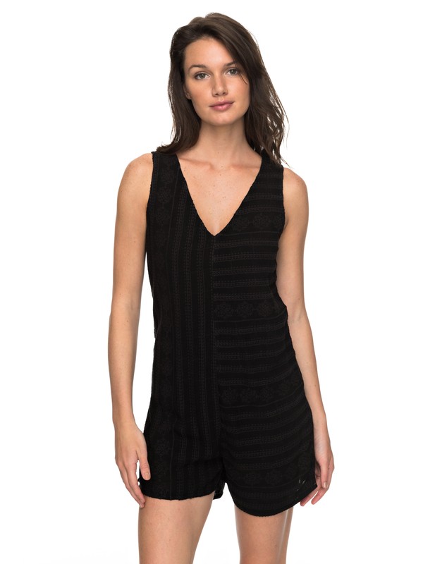 roxy, By My Side - Mono Corto para Mujer, ANTHRACITE (kvj0) 0 By My Side - Mono Corto para Mujer Negro ERJWD03203 Roxy