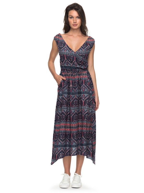 roxy, Evolution Dreamers - Robe midi pour Femme, CHINA BLUES NEW MAIDEN (bnd7) 0 Evolution Dreamers - Robe midi pour Femme Bleu ERJWD03210 Roxy