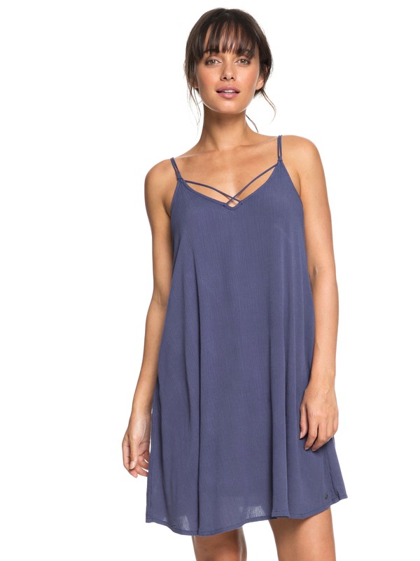 roxy, Half Year Old Strappy Dress, CROWN BLUE (bqy0) 0 Half Year Old Strappy Dress Blue ERJWD03219 Roxy