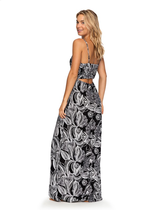 roxy, Vestido Maxi con Tirantes Brilliant Stars, ANTHRACITE ORIGIN OF LIGHT (kvj9) 0 Vestido Maxi con Tirantes Brilliant Stars ERJWD03235 Roxy