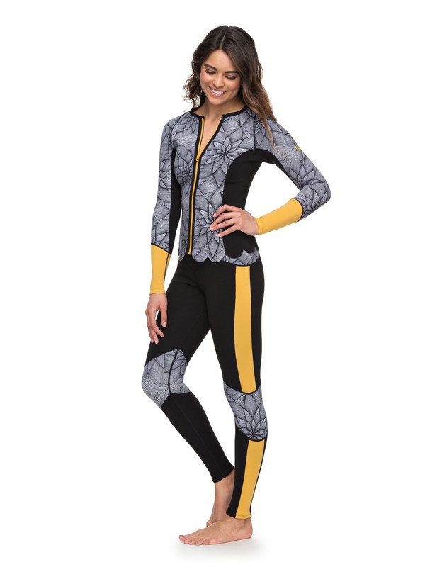 roxy, 1mm POP Surf Neoprene Surf Leggings, BLACK (kvj0) 0 1mm POP Surf Neoprene Surf Leggings Black ERJWH03012 Roxy