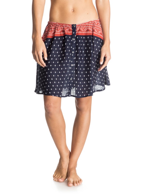 roxy, Cosmia Skirt, GYPSY BORDER PLACEMENT FOR COS (btc6) 0 Cosmia Skirt ERJWK03002 Roxy