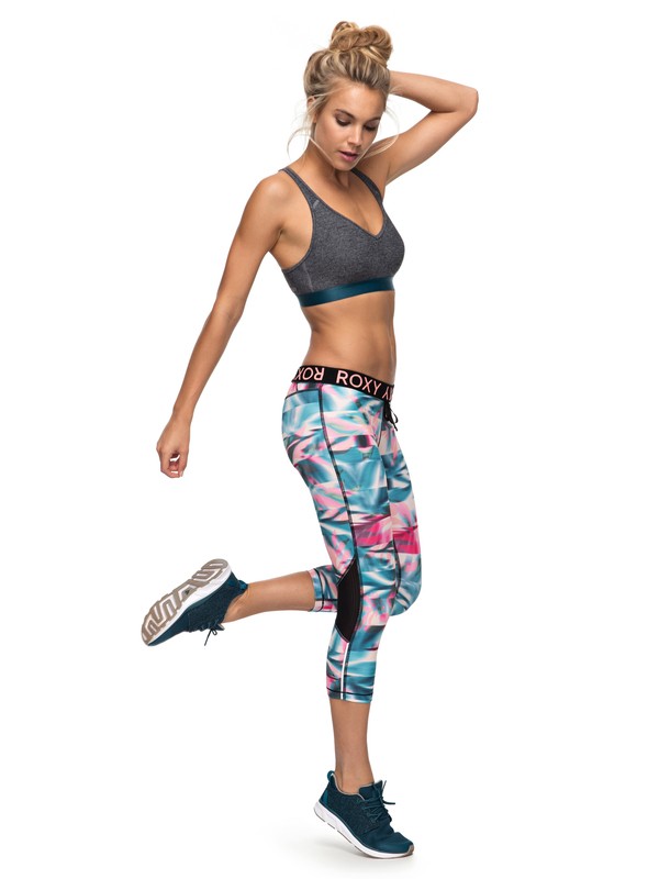 roxy, Stay On - Legging de sport 3/4, PALE DOGWOOD CUBAN CORN (nds6) 0 Stay On - Legging de sport 3/4 Orange ERJWP03011 Roxy