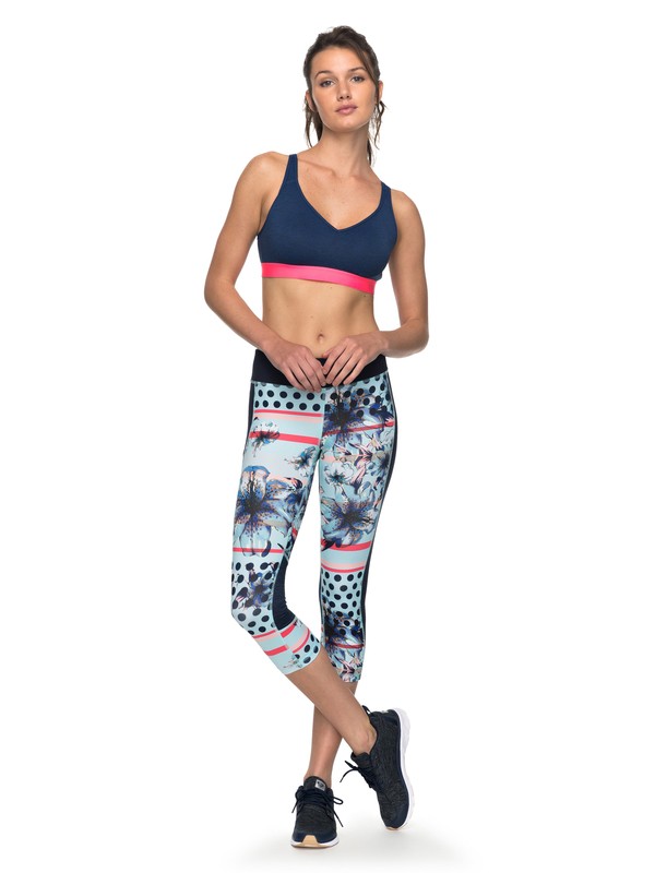 roxy, Spy Game Technical Capris, BLUE LIGHT RAIN DAZE (bek6) 0 Spy Game Technical Capris Blue ERJWP03015 Roxy