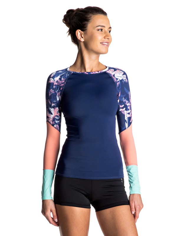 roxy, Keep It ROXY Long Sleeve Rashguard, BLUE DEPTHS (bta0) 0 Keep It ROXY Long Sleeve Rashguard ERJWR03119 Roxy