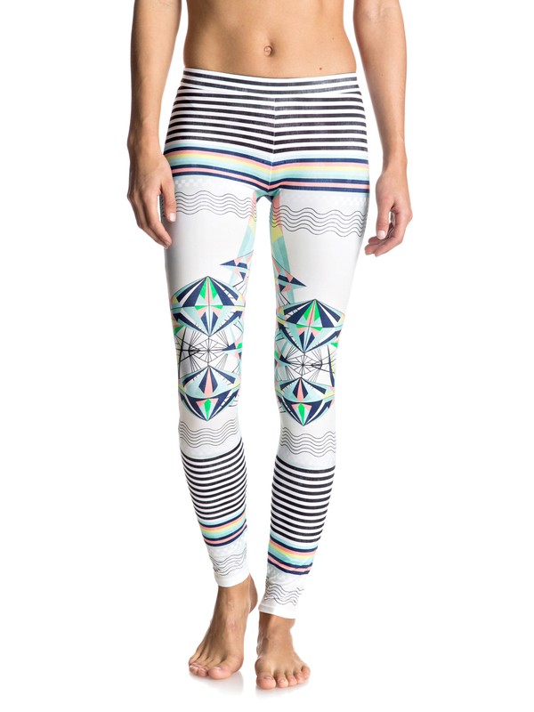 roxy, Keep It ROXY Surf Legging, MARSHMALLOW PSYCHE PALM REPEAT (wbt6) 0 Keep It ROXY Surf Legging ERJWR03123 Roxy