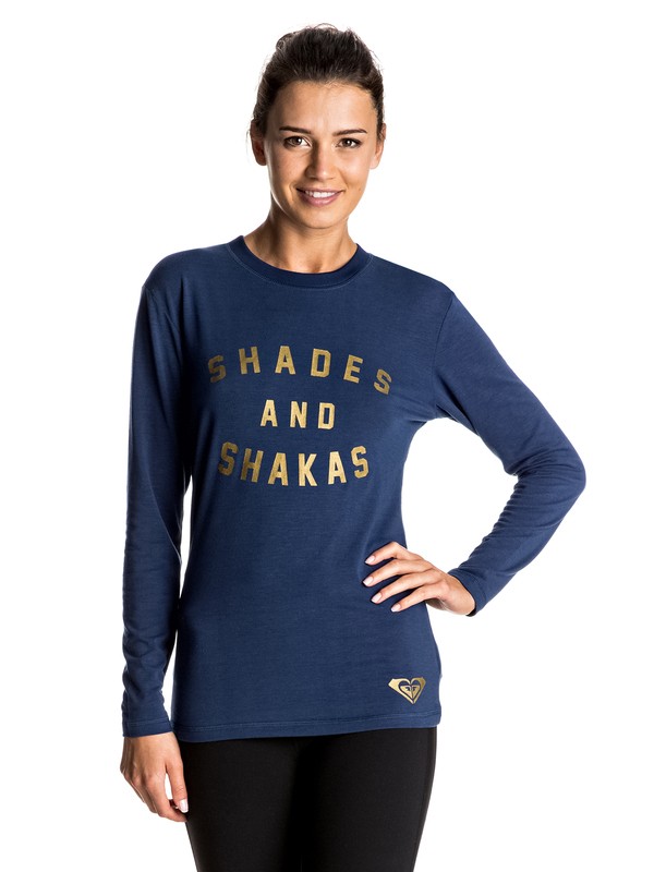 Shade & Shakas - Long Sleeve T-shirt Rash Vest ERJWR03138 0 Shade & Shakas Long Sleeve Rashguard ERJWR03138 Roxy