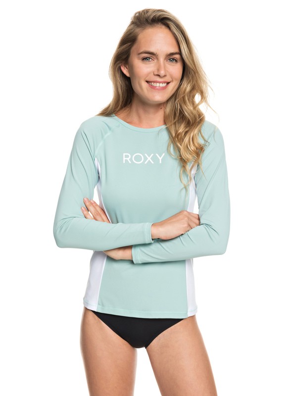 roxy, On My Board Long Sleeve UPF 50 Rash Guard, AQUIFER (bgw0) 0 On My Board Long Sleeve UPF 50 Rash Guard Blue ERJWR03252 Roxy