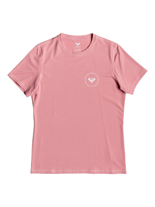 roxy, Enjoy Waves Short Sleeve UPF 50 Rash Guard, BRANDIED APRICOT (mjg0) 0 Enjoy Waves Short Sleeve UPF 50 Rash Guard Pink ERJWR03254 Roxy
