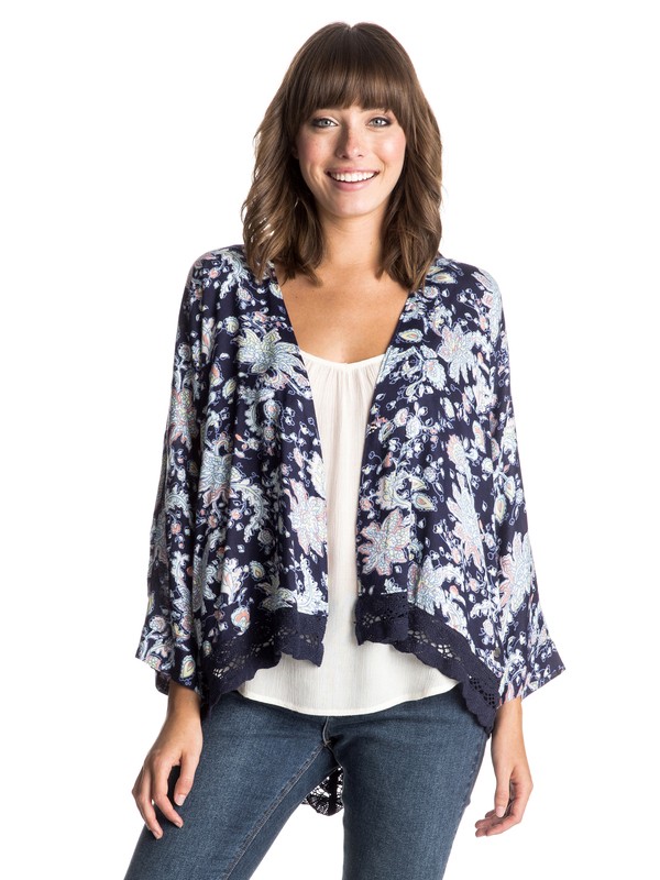 Life Pursuit Printed - Kimono Top ERJWT03036 0 Life Pursuit Printed Kimono ERJWT03036 Roxy