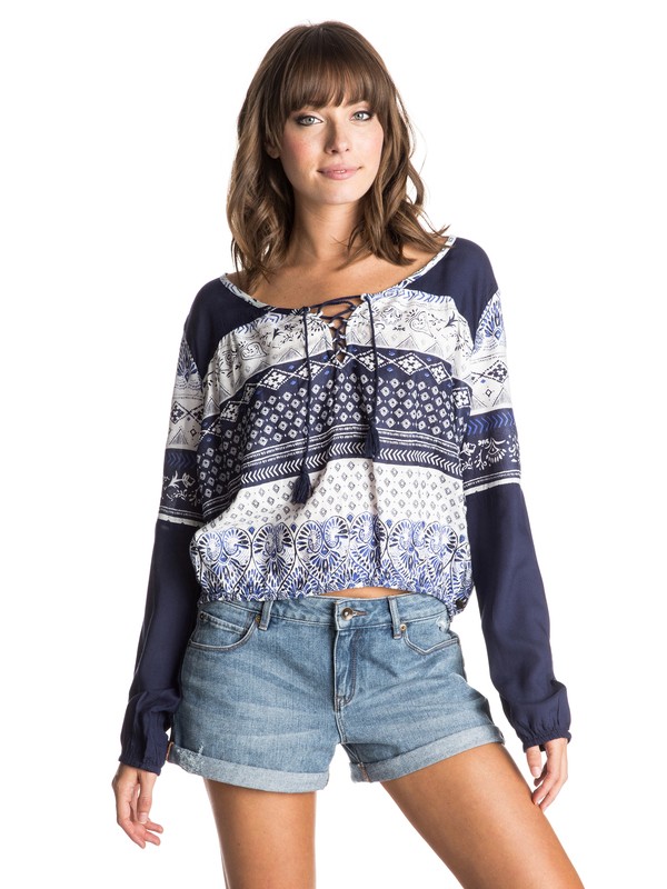 roxy, Big Love Long Sleeve Top, SOUK PAISLEY SPORTWEAR COMBO B (wbb6) 0 Big Love Long Sleeve Top ERJWT03051 Roxy