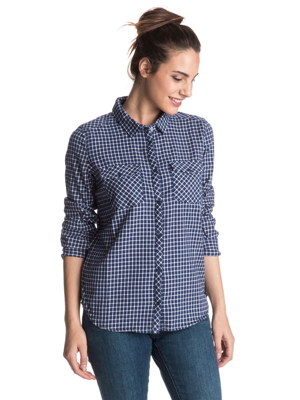 Squary Cool - Long Sleeve Shirt ERJWT03098 0 Squary Cool Long Sleeve Flannel Shirt ERJWT03098 Roxy