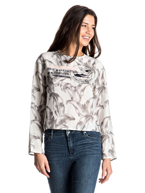 roxy, La Galea Vague Top, MARSHMALLOW HAVANA DAZE (wbt6) 0 La Galea Vague Top ERJWT03103 Roxy