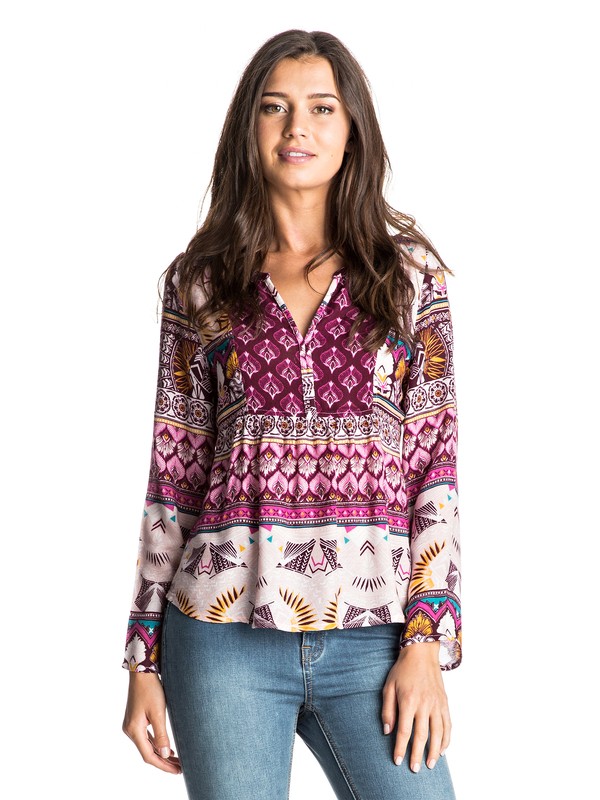 HAVANA TOP PRINTED ERJWT03137 0 Havana Long Sleeve Top ERJWT03137 Roxy
