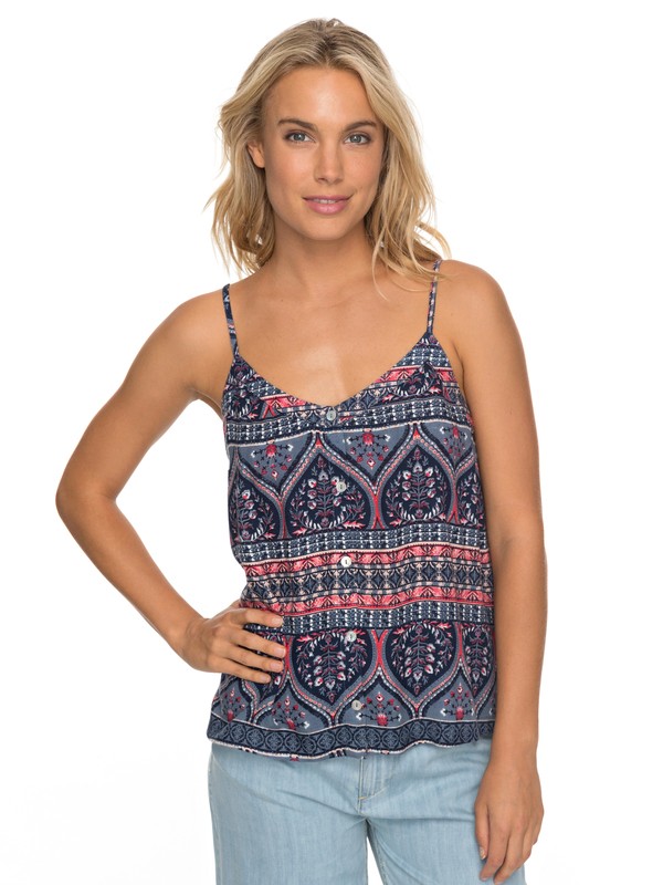 roxy, Fantasy Earth Top, CHINA BLUES NEW MAIDEN (bnd7) 0 Fantasy Earth Top Blue ERJWT03194 Roxy