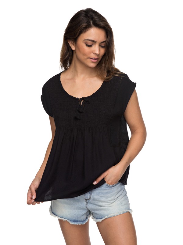 roxy, Electric Fling Top, ANTHRACITE (kvj0) 0 Electric Fling Top ERJWT03196 Roxy