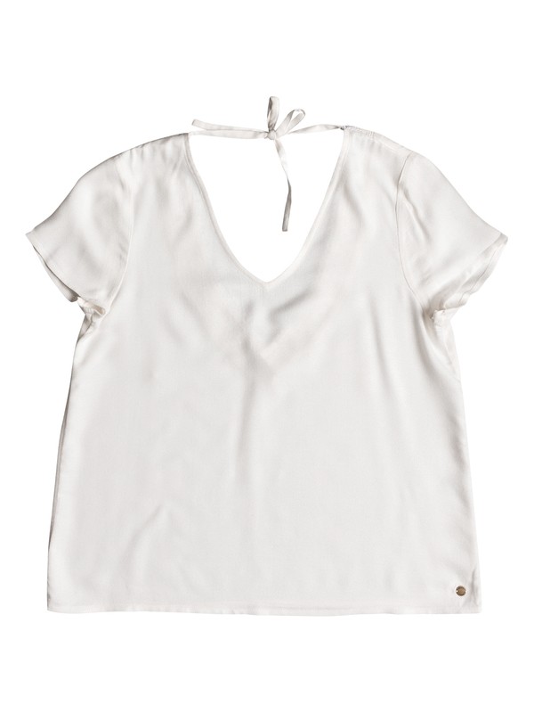 roxy, Bratan Sunset Short Sleeve Top, MARSHMALLOW (wbt0) 0 Bratan Sunset Short Sleeve Top White ERJWT03270 Roxy