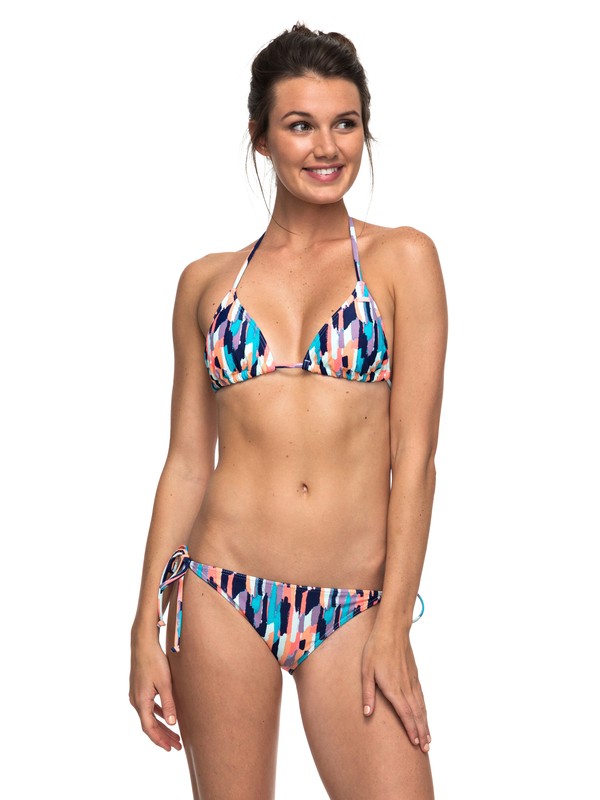 roxy, Sporty ROXY - Tiki Triangle Bikini Set, LOLA WHITE (wbb6) 0 Sporty ROXY - Tiki Triangle Bikini Set White ERJX203170 Roxy