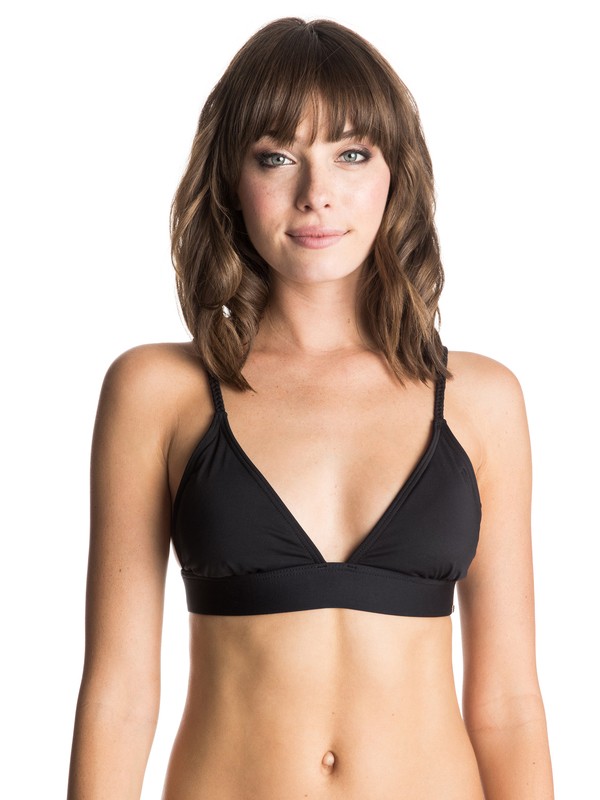 roxy, Sunset Paradise Fixed Tri Bikini Top, TRUE BLACK (kvj0) 0 Sunset Paradise Fixed Tri Bikini Top ERJX303066 Roxy