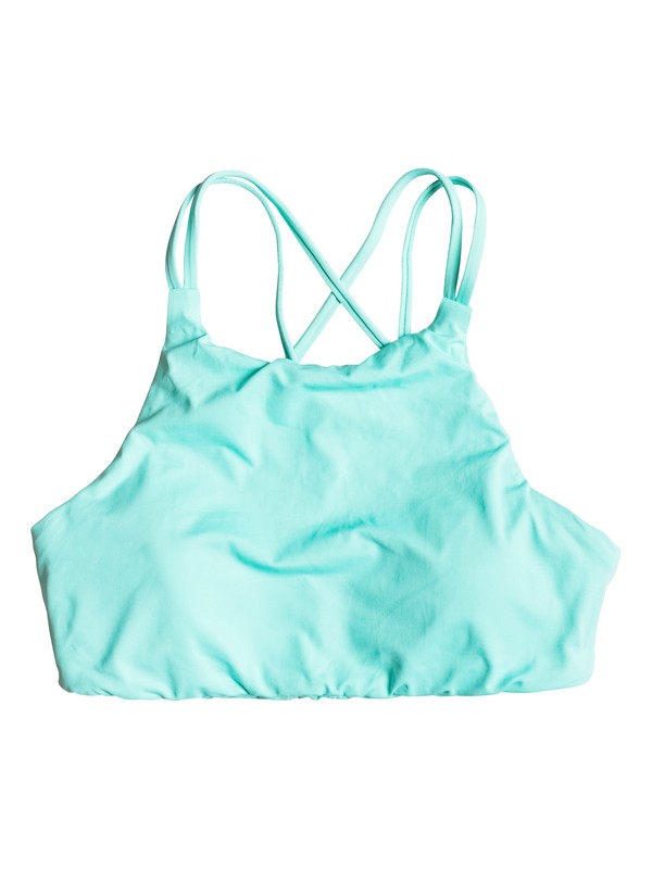 roxy, Strappy Me! Crop Bikini Top, ANGEL BLUE (bgd0) 0 Strappy Me! Crop Bikini Top ERJX303222 Roxy