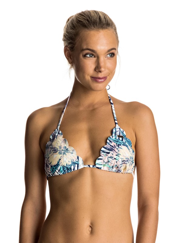 Sea Lovers - Tiki Tri Corolle Bikini Top ERJX303336 0 Sea Lovers Tiki Tri Bikini Top ERJX303336 Roxy