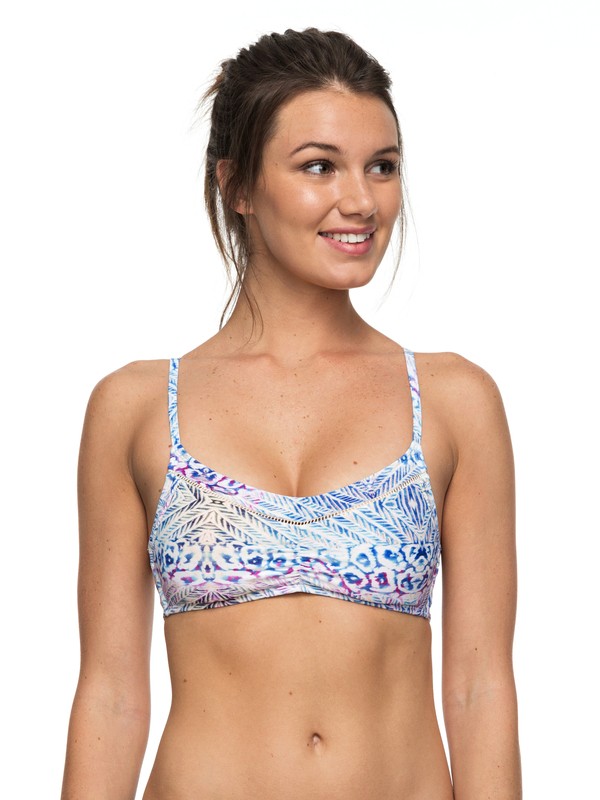 SNEAK PEAK ATHLETIC BRA ERJX303441 0 Sneak Peak Athletic Bikini Top ERJX303441 Roxy