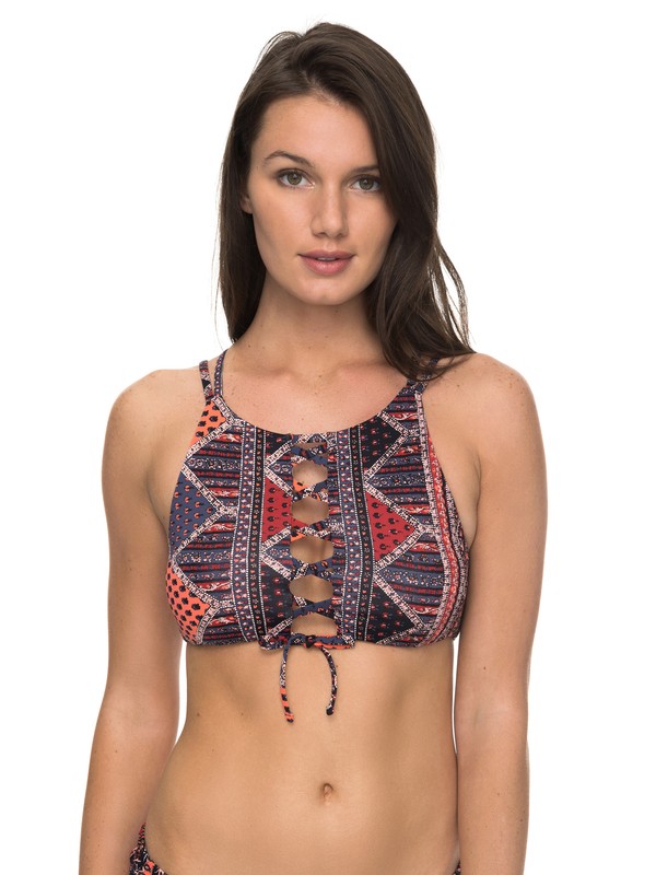 FESTIVAL BAZAR CROP TOP ERJX303554 0 Festival Bazar Crop Bikini Top ERJX303554 Roxy