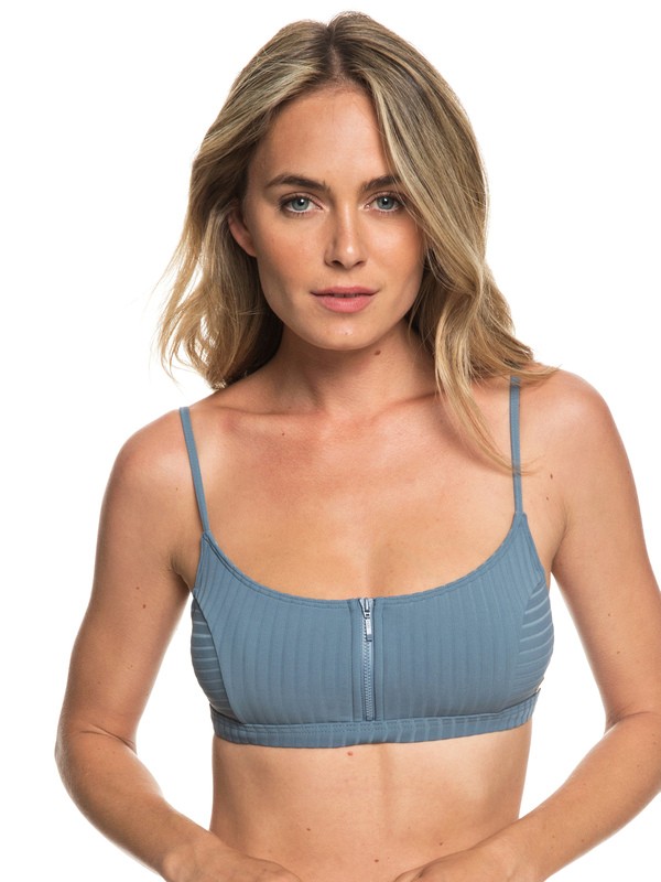 roxy, Color My Life Bralet Bikini Top, BLUE MIRAGE (bmk0) 0 Color My Life Bralet Bikini Top Blue ERJX303858 Roxy