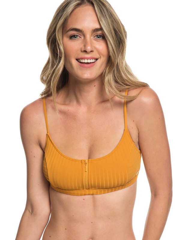 roxy, Color My Life Bralet Bikini Top, INCA GOLD (nmy0) 0 Color My Life Bralet Bikini Top Orange ERJX303858 Roxy