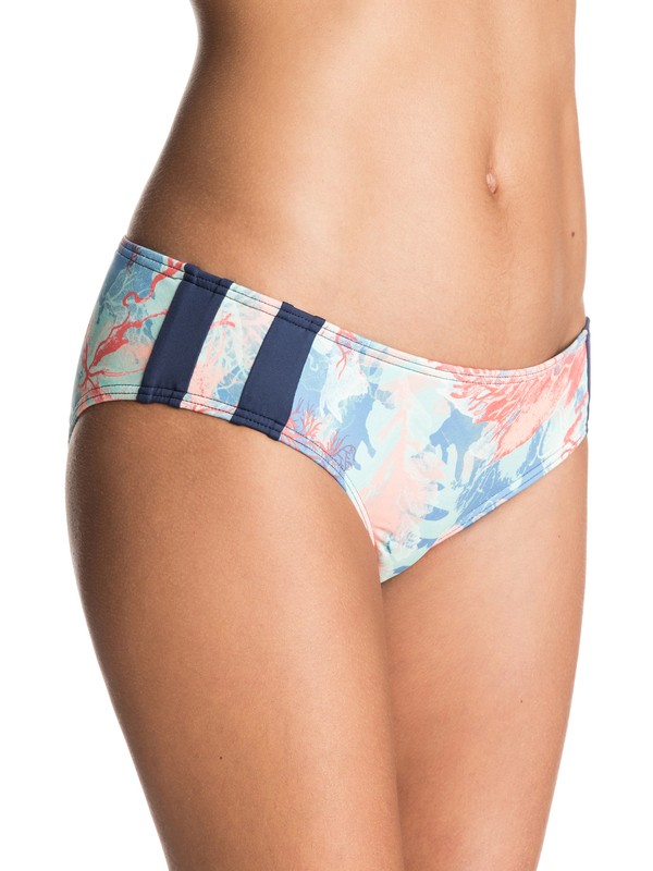 roxy, Undersea 70's Bikini Bottoms, UNDERSEA PALACE BLUE (bmb6) 0 Undersea 70's Bikini Bottoms ERJX403200 Roxy