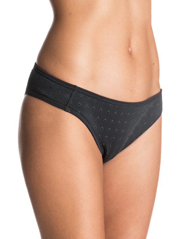 roxy, Pop Surf Surfer Bikini Bottoms, TRUE BLACK (kvj0) 0 Pop Surf Surfer Bikini Bottoms ERJX403201 Roxy