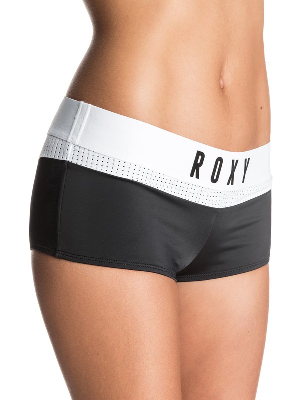 roxy, Sand To Sea Shorty Bikini Bottoms, TRUE BLACK (kvj0) 0 Sand To Sea Shorty Bikini Bottoms ERJX403208 Roxy