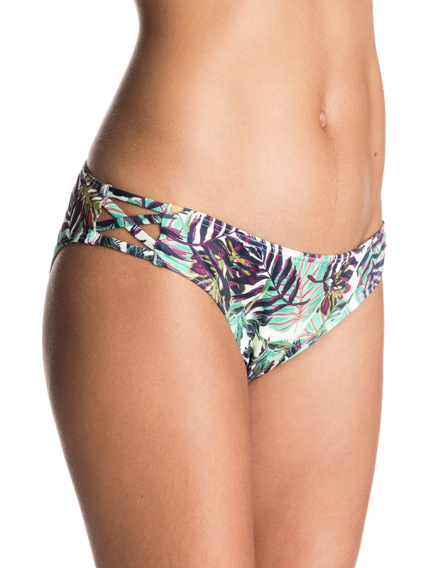 roxy, Born Hawaiian 70's Bikini Bottoms, BORN HAWAIIAN SEA SPRAY (wbs8) 0 Born Hawaiian 70's Bikini Bottoms ERJX403234 Roxy