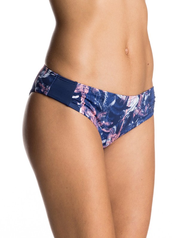 roxy, Keep It ROXY - Bas de bikini, BLUE DEPTHS WASHED PALM (bta7) 0 Keep It ROXY - Bas de bikini Bleu ERJX403361 Roxy