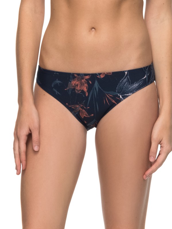 roxy, Surf The Night 70's Bikini Bottoms, DRESS BLUES SWIM LEE LEE (btk6) 0 Surf The Night 70's Bikini Bottoms ERJX403460 Roxy