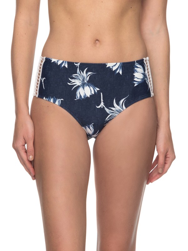 HIPPY HOUR MID WAIST ERJX403490 0 Hippy Hour Mid-Waist Bikini Bottoms ERJX403490 Roxy