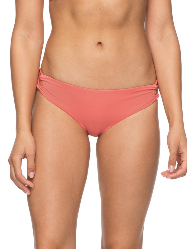 SOFTLY LOVE RV 70'S LACE UP ERJX403510 0 Softly Love Reversible 70's Lace-Up Bikini Bottoms ERJX403510 Roxy